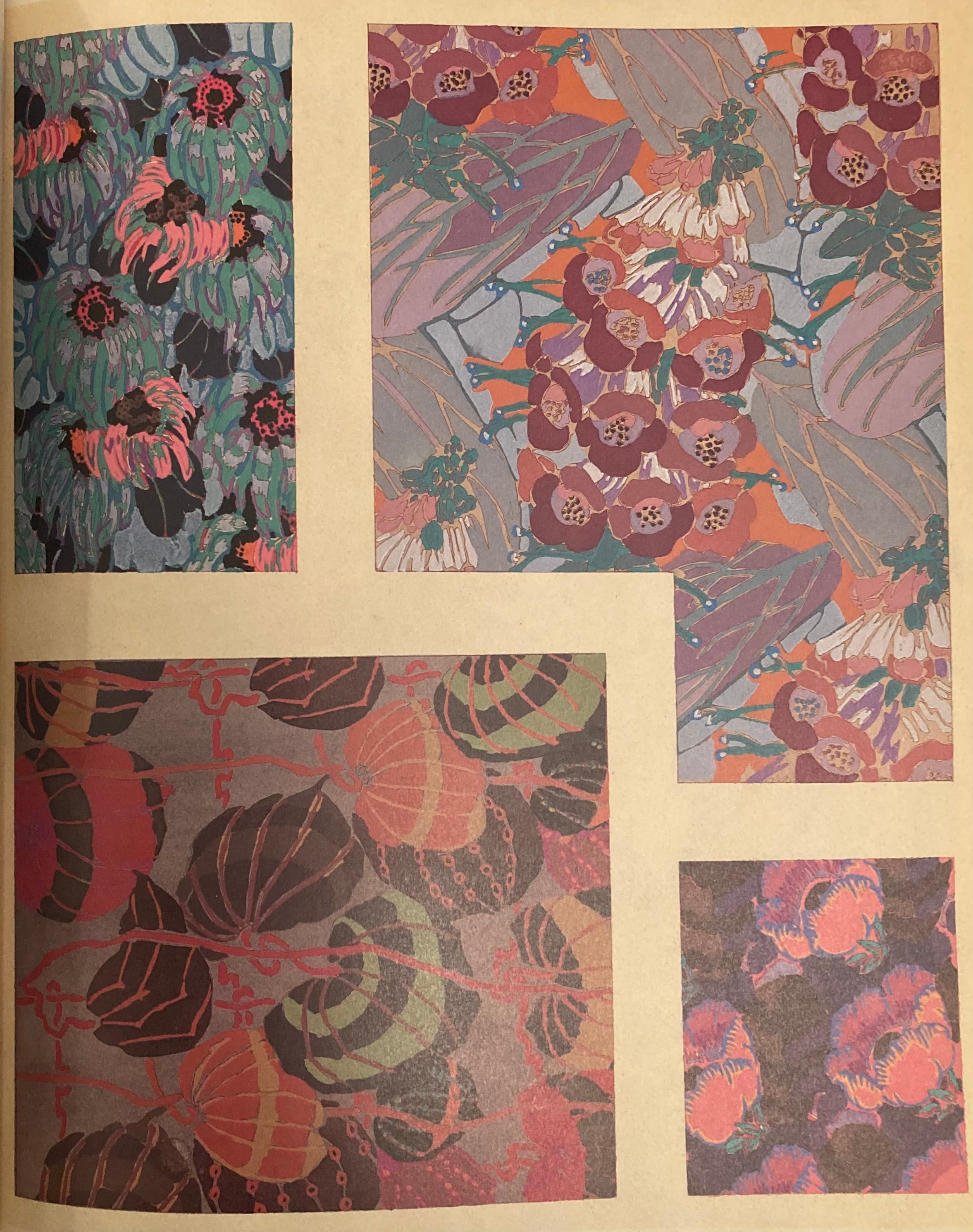 Interior Design Interest … Art Deco Designs Full Colour Design Pattern Plates Edouard Benedictus