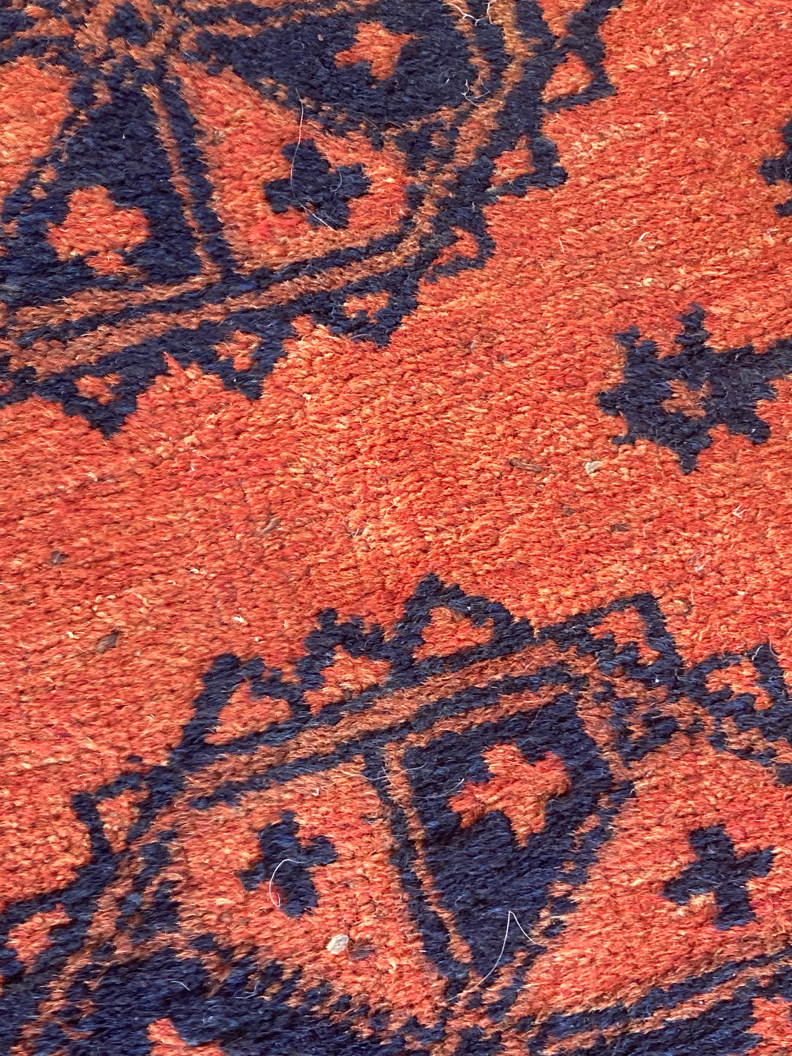 Rug Wool Runner Afghan Khal Mohammedi Hand Knotted Tribal Nomad Red & Black Long