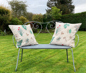 Garden Furniture Country Shabby Chic Metal Bench Vintage Grey Bench Outdoor Seating