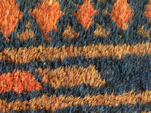 Rug Wool Runner Afghan Khal Mohammedi Hand Knotted Tribal Nomad Red & Black Long