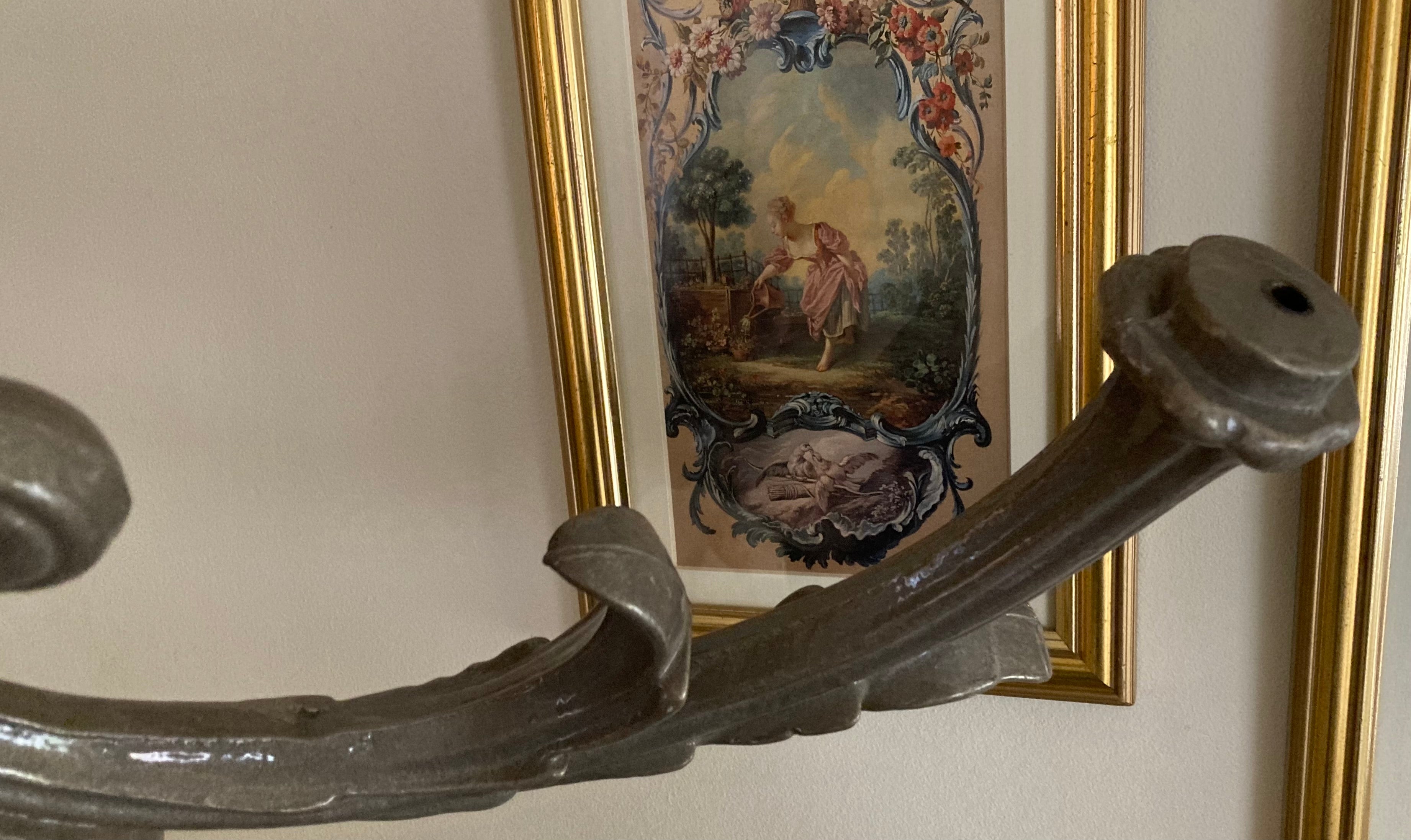 Wall Light Bracket Antique Reclaimed Decorative Shabby Chic Metal Light Fixture