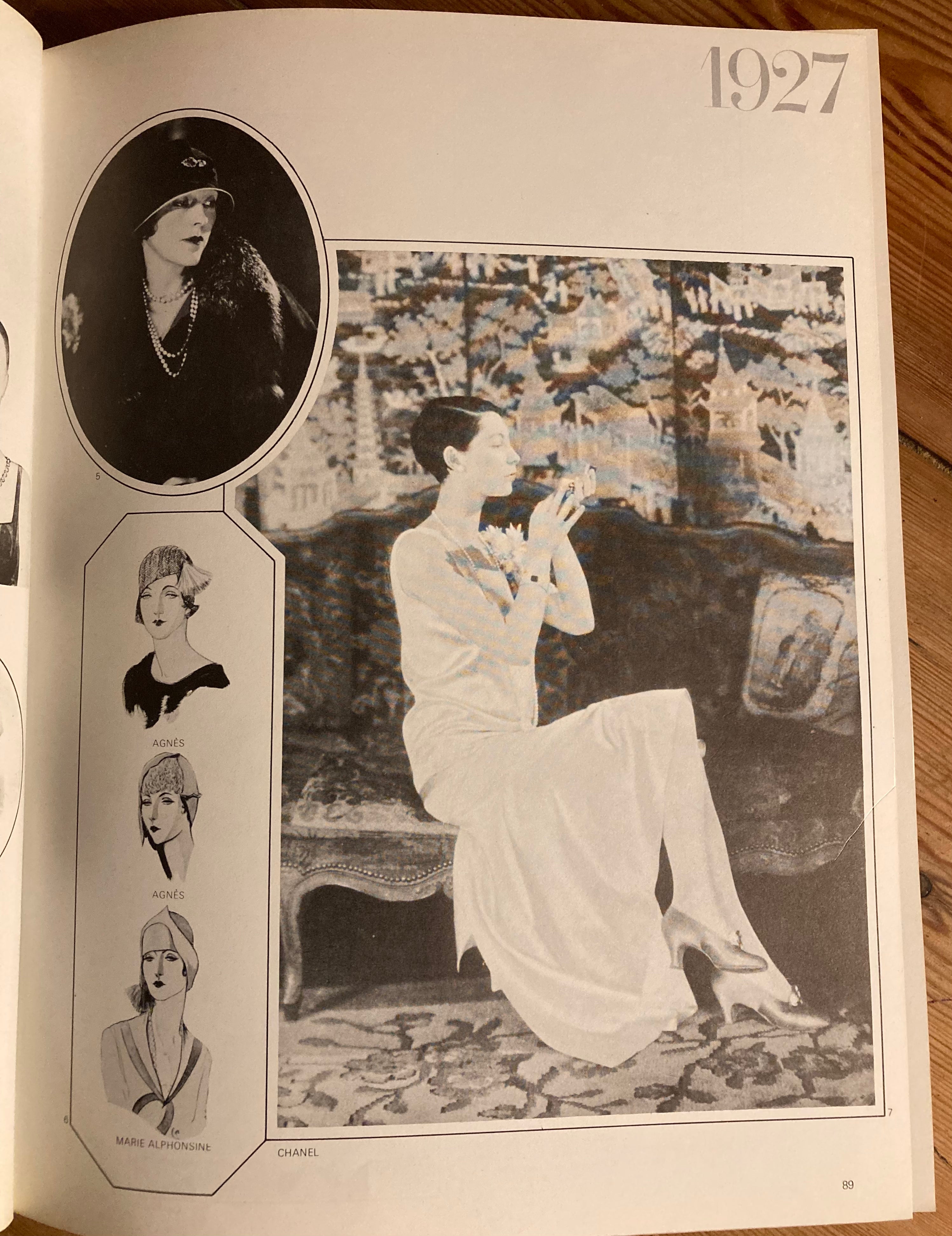 Vintage 1975 Vogue Hardback Book - Six Decades of Fashion, 344 pages