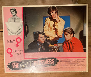 The Gay Deceivers Lobby Card 1969 Movie Memorabilia Vintage Film Advertising