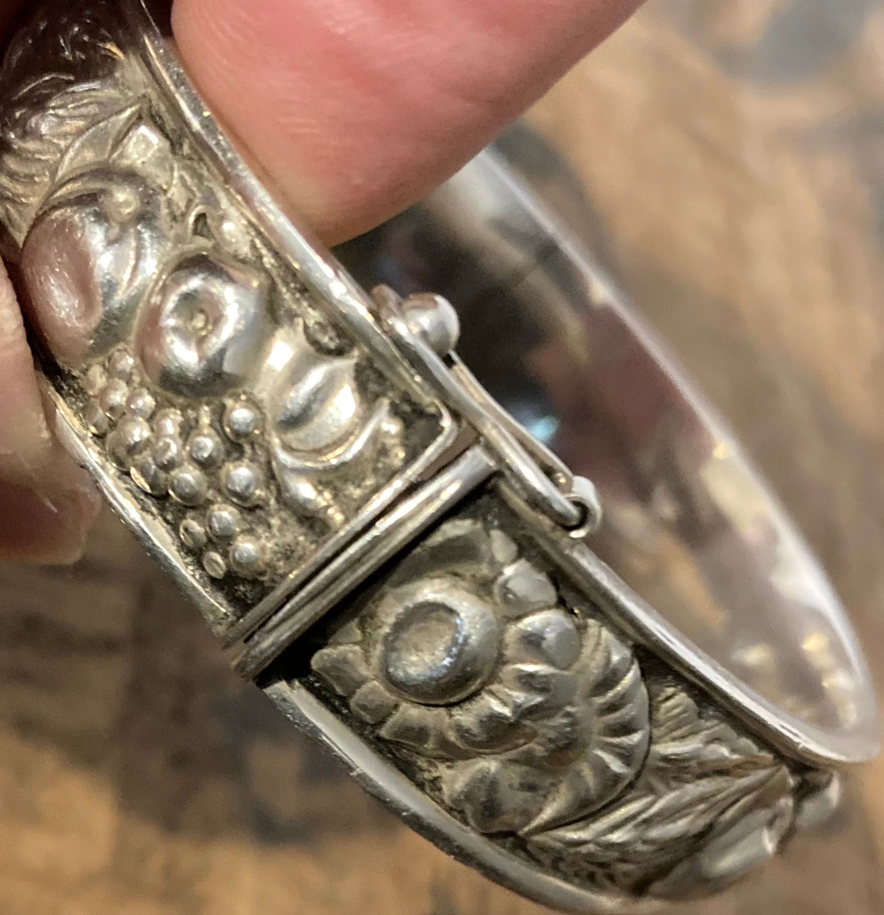 Vintage German 835 (Hallmarked) Sterling Silver Extremely Decorative H ...