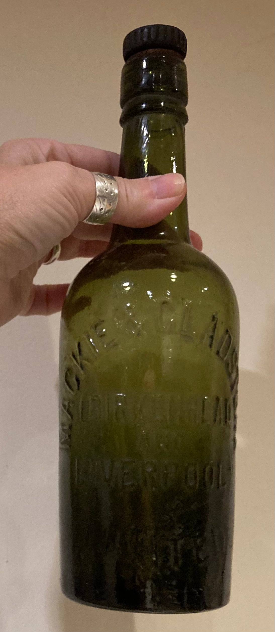 Antique Beer Bottle Mackie & Gladstone Birkenhead / Liverpool