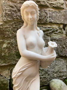 Greek Goddess Water Bearer Garden Statue /  Sculpture Composite Marble