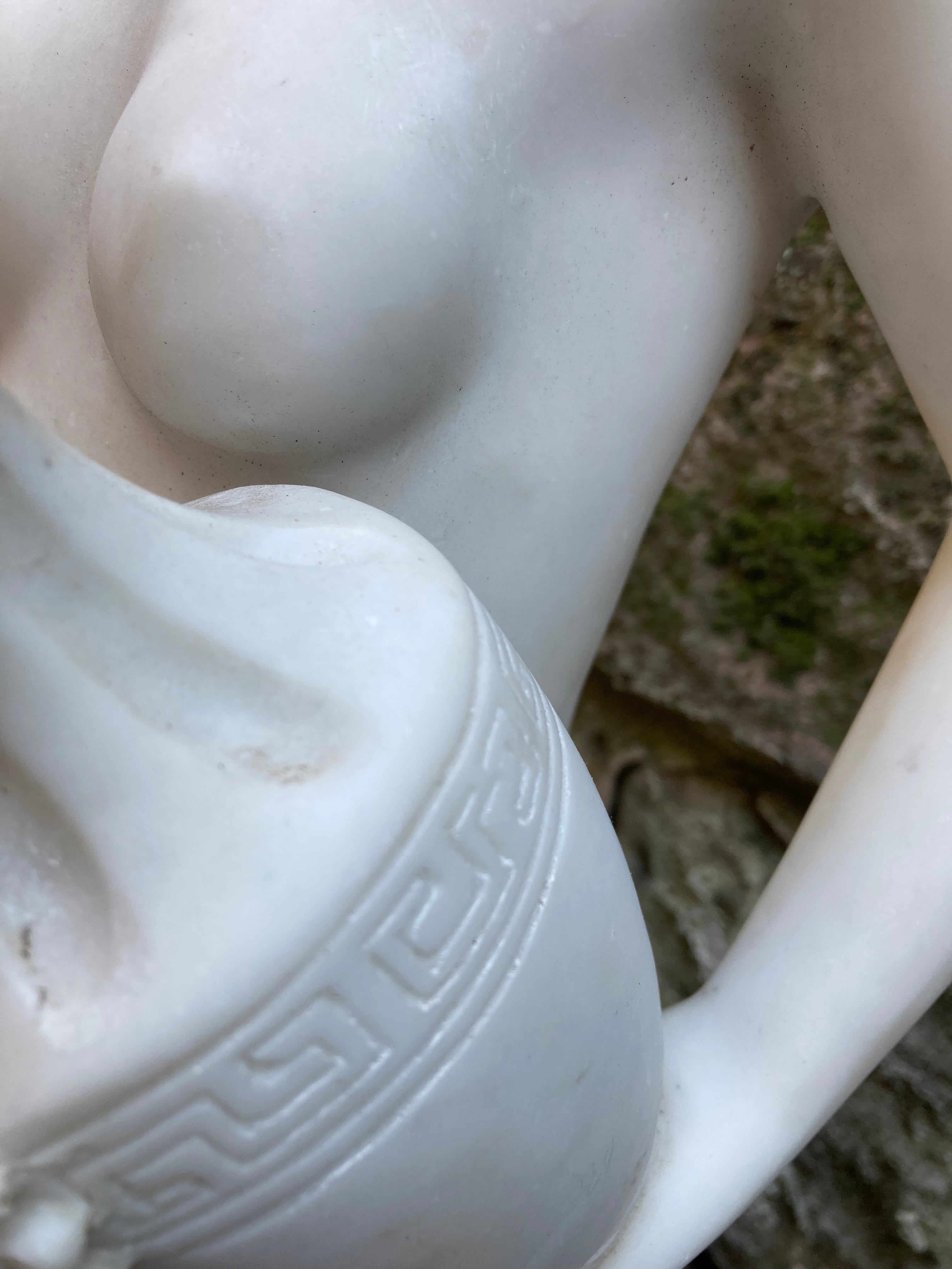 Greek Goddess Water Bearer Garden Statue /  Sculpture Composite Marble