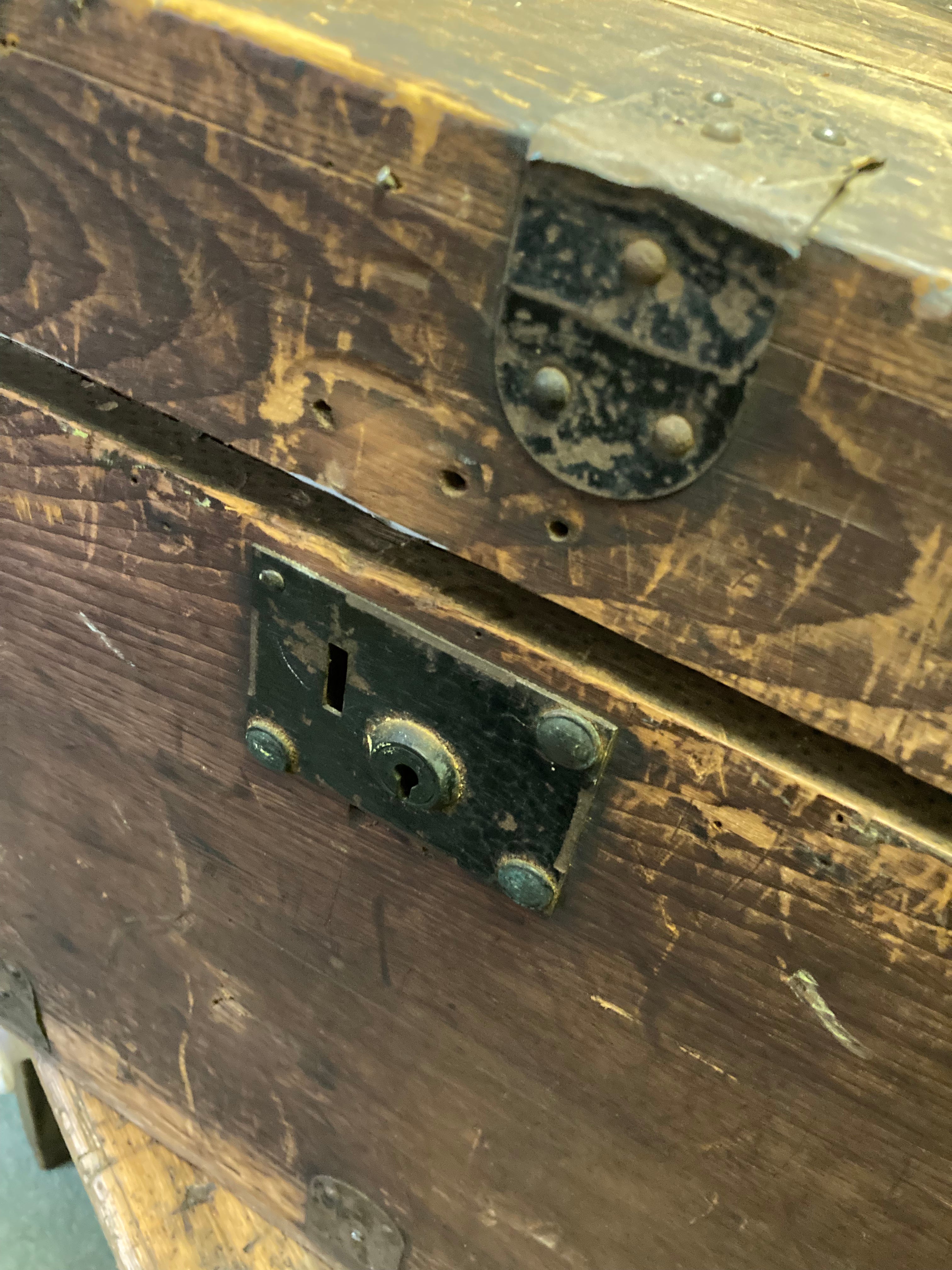 Rustic Reclaimed Pine Box / Trunk