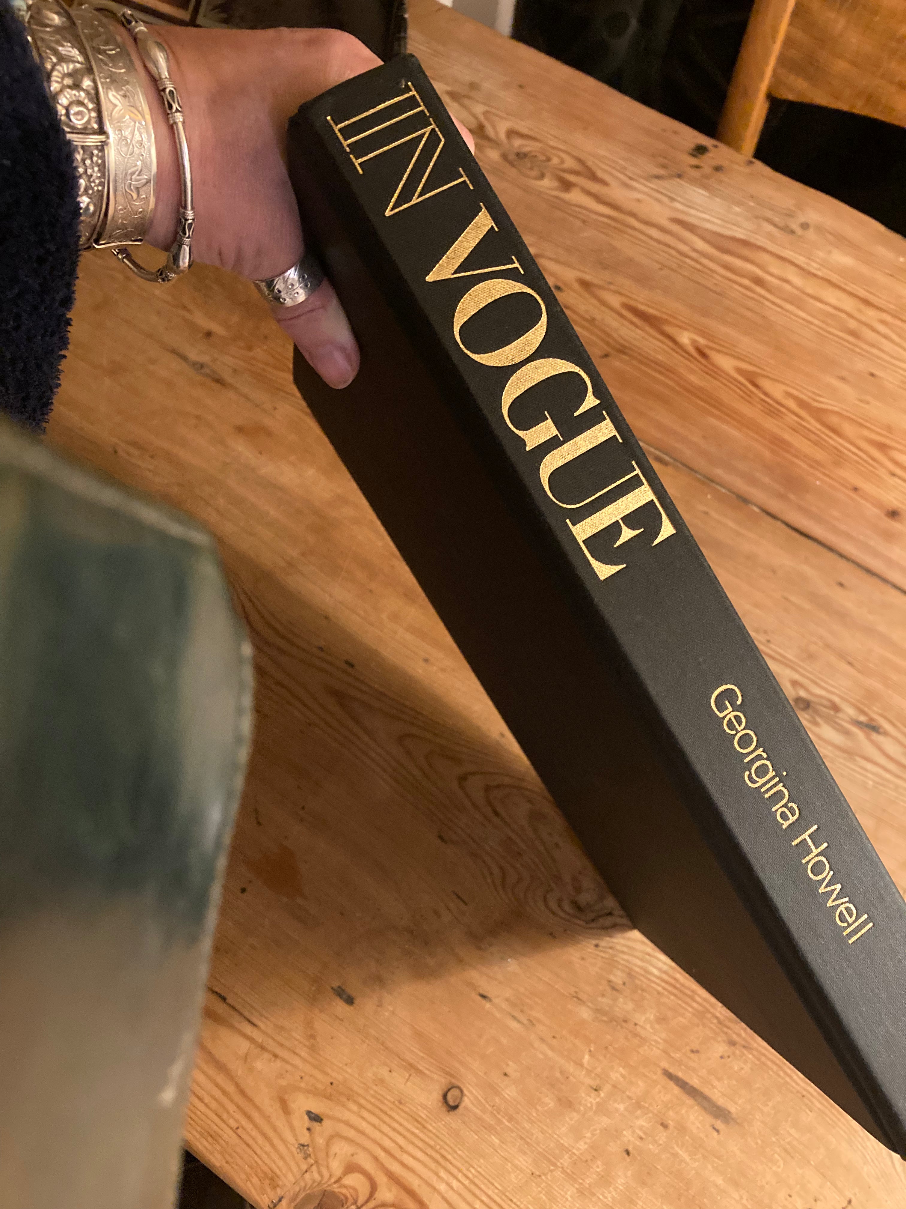 Vintage 1975 Vogue Hardback Book - Six Decades of Fashion, 344 pages